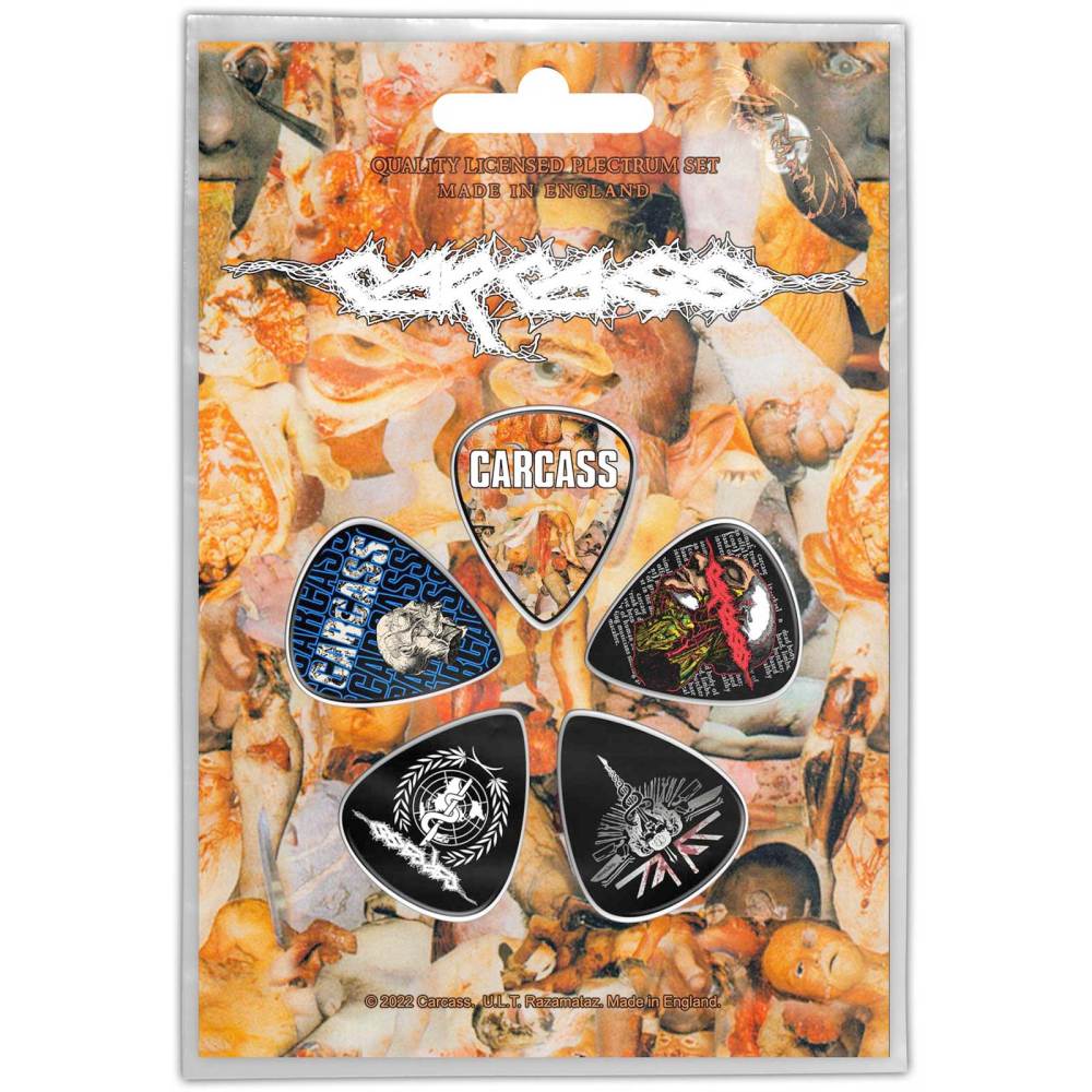 Carcass - I Reek Of Putrefaction Plectrum - Set van 5 - Multicolours